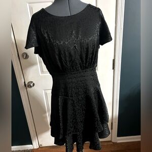 Black Cheetah/Leopard Print Dress Size 12